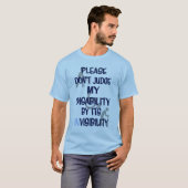 障害/IN可視性 Tシャツ (正面フル)