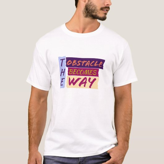 障碍物が通ずる Tシャツ (正面)