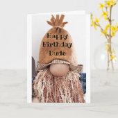 *隠さない*あなたの誕生日ダードカード カード (黄色い花)