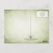 隠されたキツネ果樹園の郵便はがき ポストカード (裏面)