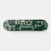 隠されたスカルのサーキットボード スケートボード (横)