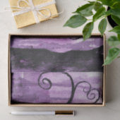 隠されたハートの木の超現実的なファンタジーの景色の芸術 薄葉紙 (ギフト)