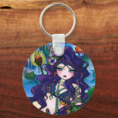 「隠された宝物」マーメイド・キーチェーン キーホルダー (正面)