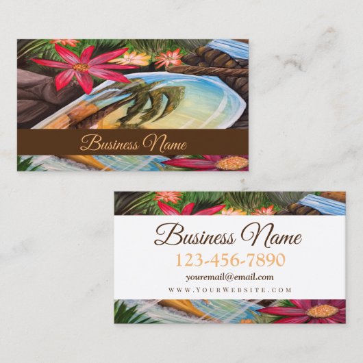 隠された宝物 名刺 (正面/裏面)