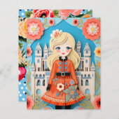 隠された宝石：紙人形が秘密の美しいを発見 (正面/裏面)