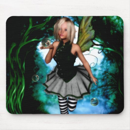 隠された林間の空地のマウスパッド マウスパッド (正面)