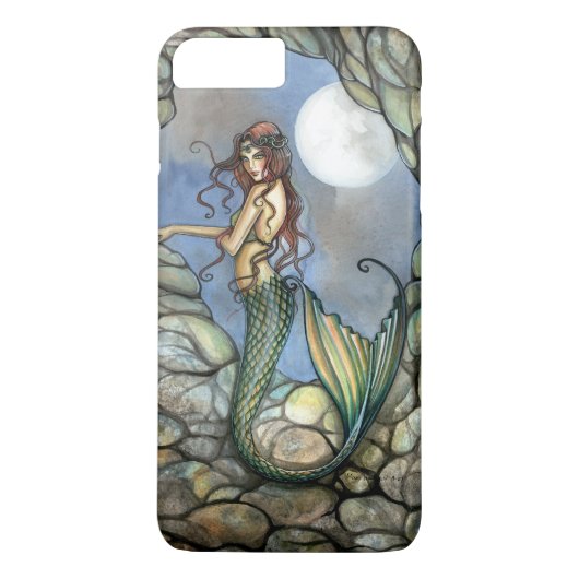 隠された洞窟の人魚 ファンタジーアート 人魚 Case-Mate iPhoneケース (裏面)