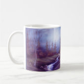 隠された流れの両面マグ コーヒーマグカップ (左)