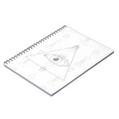 隠された目 秘密の知識 内在的な幾何学 ノートブック (左側)