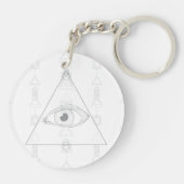 隠された目 秘密の知識 内奥の幾何学 キーホルダー (裏面)