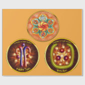 隠された真理のシンボルアート ラッピングペーパー (フラット)