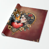 隠された荒野のハート ラッピングペーパー (アンロールド)