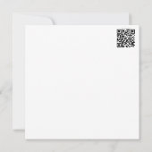 隠された言葉とイメージの雪だるま サンキューカード (裏面)