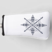 隠された言葉や画像のどこかでTタイムだ ゴルフヘッドカバー (正面)