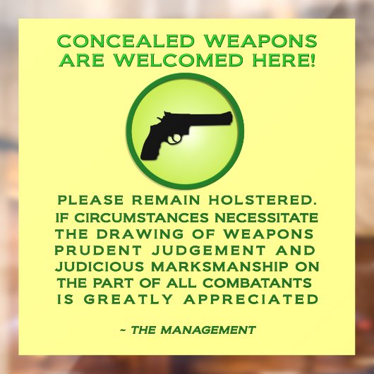 隠された警告武器の窓が貼り付く ウィンドウサイン (シート2)