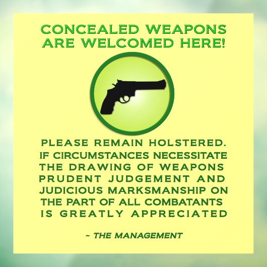 隠された警告武器の窓が貼り付く ウィンドウサイン (シート3)