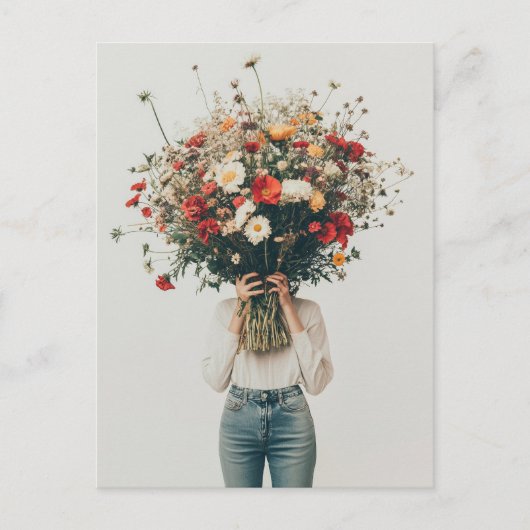 隠された開花 ポストカード (正面)