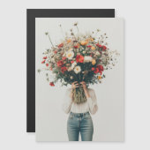 隠された開花 マグネット招待状 (正面/裏面)