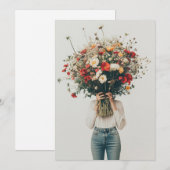 隠された開花 招待状 (正面/裏面)