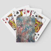 隠された陰謀の渦巻き抽象芸術絵画のポスター トランプ (裏面)