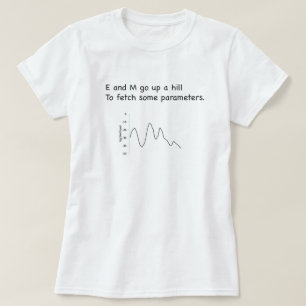 隠されたMarkovモデルEM Tシャツ