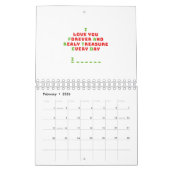 隠しおもしろいメッセージ カレンダー (2月 2026)