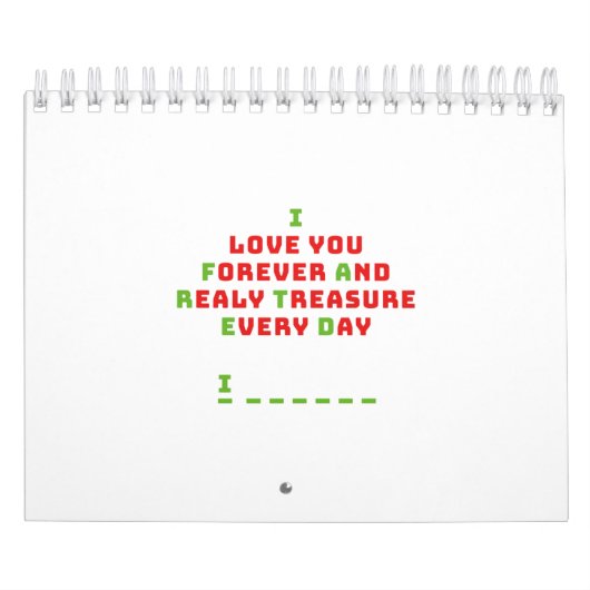 隠しおもしろいメッセージ カレンダー (カバー)