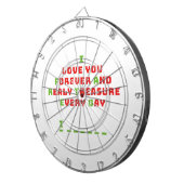 隠しおもしろいメッセージ ダーツボード (正面右)