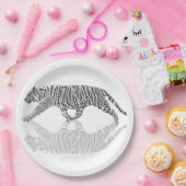 隠しだてのトラ ペーパープレート (パーティー)