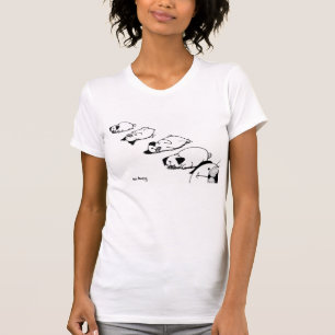 隠しだてのパグロール Tシャツ