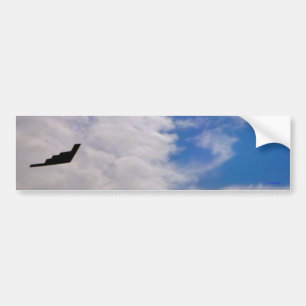 隠しだての爆撃機のバンパーステッカー バンパーステッカー