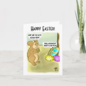 隠しイースターエッグ折り畳みノーテカード ノートカード (正面)