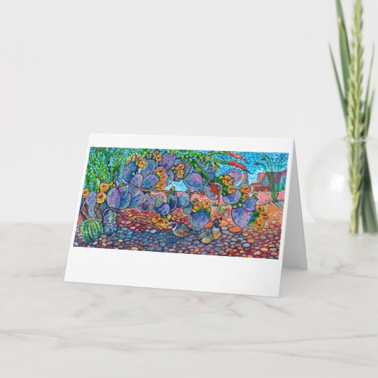 隠しウズラ サンキューカード (正面)