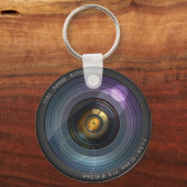 隠しカメラのレンズの錯覚 キーホルダー (正面)