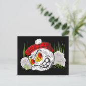 隠しゴルフボおもしろいール ポストカード (スタンド正面)