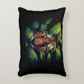 隠しタイガー – 枕 アクセントクッション (正面(垂直))