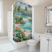 隠しダイビングサイト シャワーカーテン (インサイチュ)