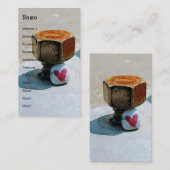 隠しハートロックと錆びたボルト 名刺 (正面/裏面)