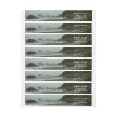 隠しビーチIアットレッドウッド国立公園 ラップアラウンドラベル (シート)