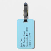 隠しビーチIIアットレッドウッド国立公園 ラゲッジタグ (裏面縦)