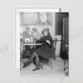 隠しフラスコからドリンクを注ぐ， 1922 ポストカード (正面/裏面)