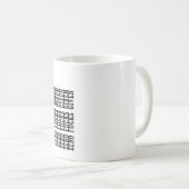 隠しメッセージ名前をカスタムする皮肉な仕事のギフト コーヒーマグカップ (正面右)