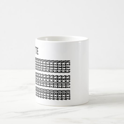 隠しメッセージ名前をカスタムする皮肉な仕事のギフト コーヒーマグカップ (中央)