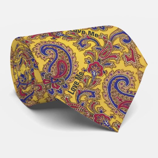 隠しメッセージ"愛する私"または自分の作成 ネクタイ (ロール)