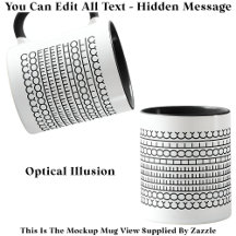 隠しメッセージCoffeeholic 115Bおもしろいノベルティ