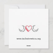 隠し世界(ユール(キリスト降誕祭)カード) シーズンカード (裏面)