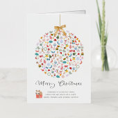 隠し写真クリスマスカード 箔シーズンカード (正面)