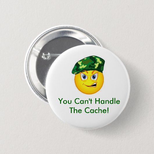 隠し場所のGeocachingのスワッグPinを扱うことができません 缶バッジ (正面&裏面)