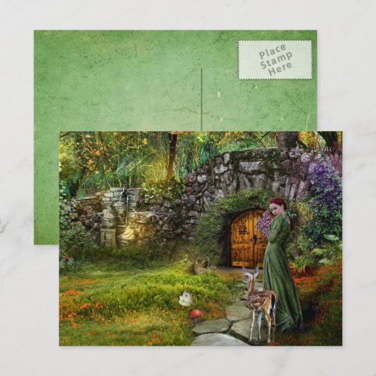 隠し庭葉書 ポストカード (正面/裏面)