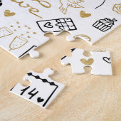 隠し提案婚約ジグソーパズル ジグソーパズル (側面)